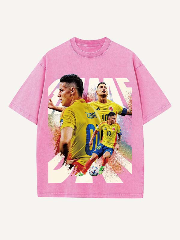 James Rodríguez Print Round Neck T-shirt