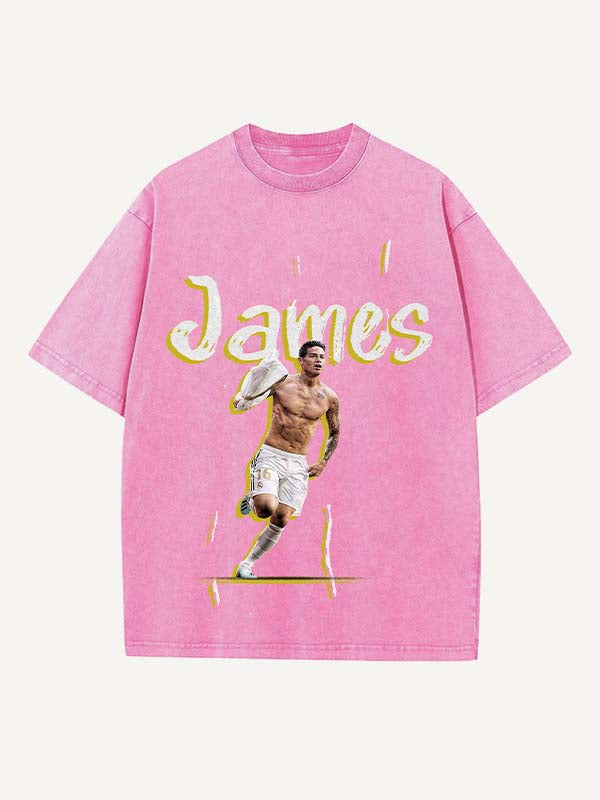 James Rodríguez Print Round Neck T-shirt