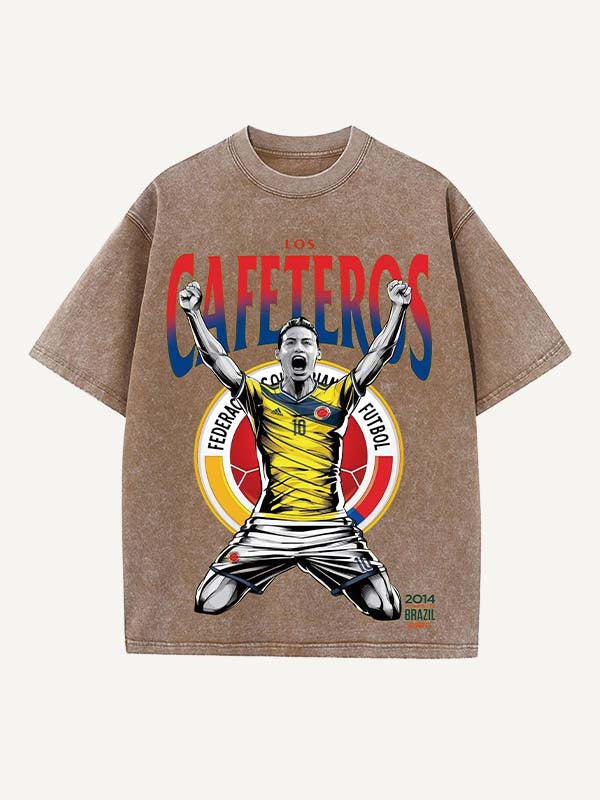 James Rodríguez Print Round Neck T-shirt