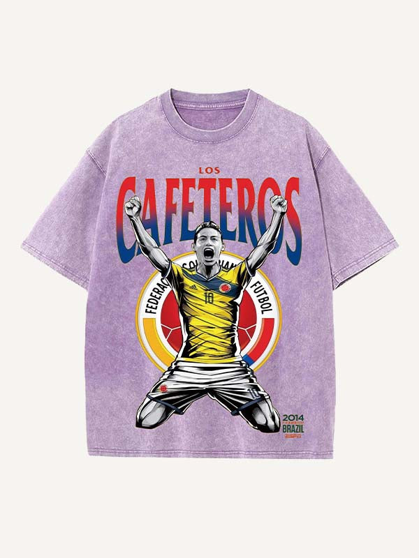 James Rodríguez Print Round Neck T-shirt