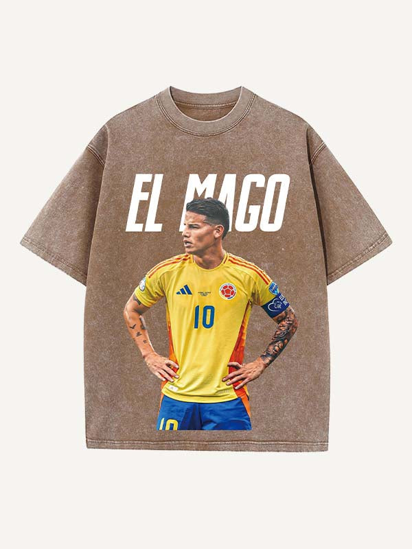 James Rodríguez Print Round Neck T-shirt