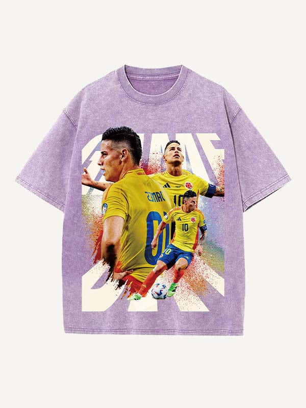 James Rodríguez Print Round Neck T-shirt
