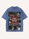 Cristiano Ronaldo Print Round Neck T-shirt