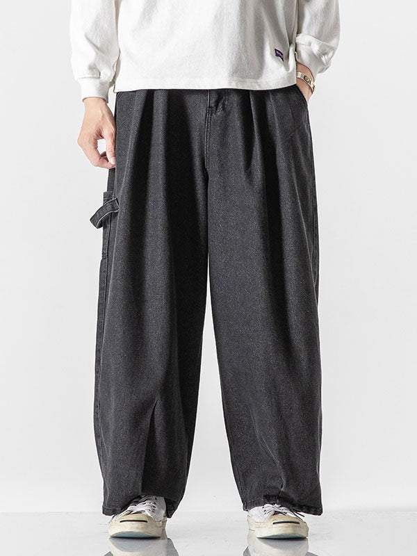 Vaqueros de pierna ancha con cintura elástica